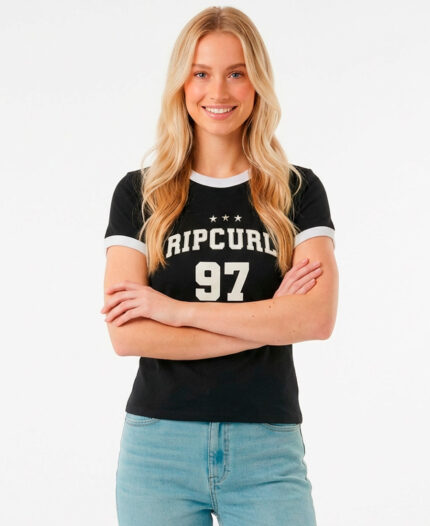 Remera Rip Curl Fitted Ringer