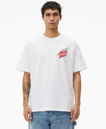 Remera Santa Cruz Wired Flame Dot Chest