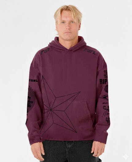 Buzo Rip Curl Hood Loose Print