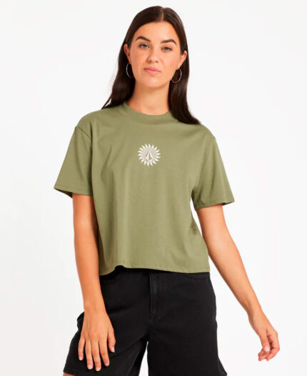 Remera Volcom Crop Dial