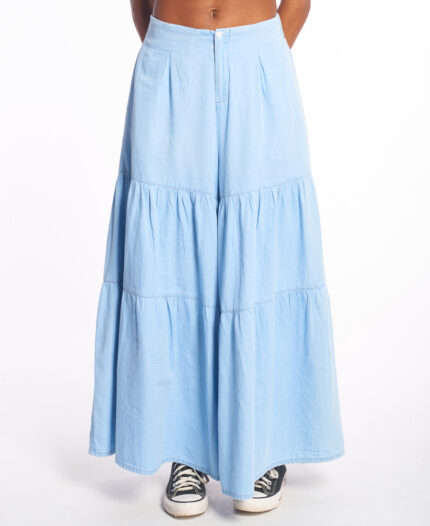 Pantalón Y Tú Quique? Hi Palazzo Denim