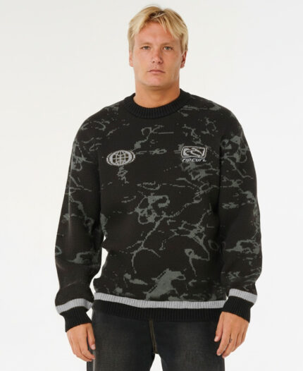 Sweater Rip Curl Crew Raw All Over