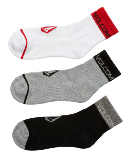 Medias Volcom Quarters x3