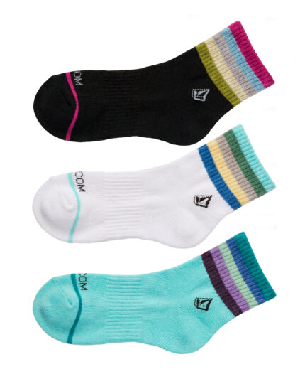 Medias Volcom 1/2 Caña Band x3