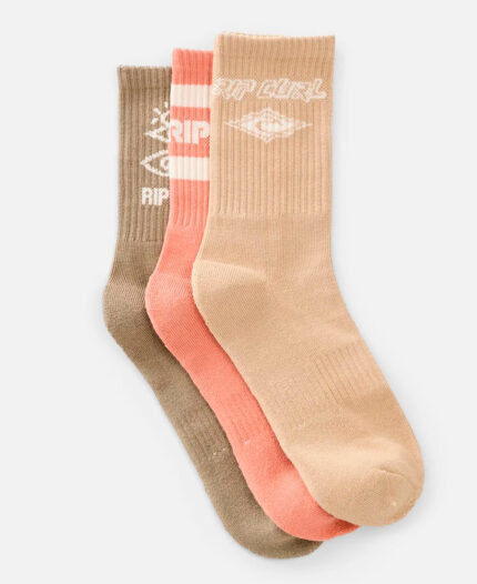 Medias Rip Curl 1/2 Caña Icons X3