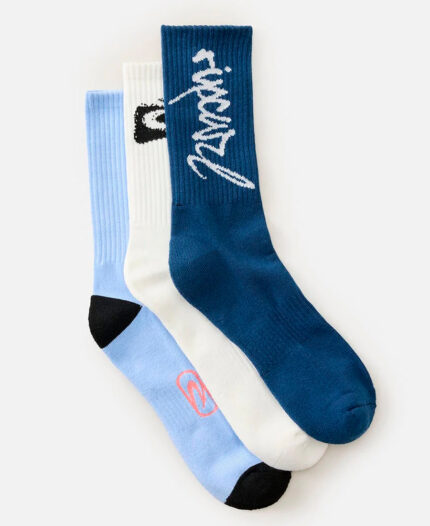 Medias Rip Curl 1/2 Towell Retro X3