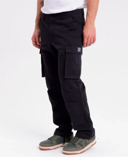 Pantalón Rusty Jonestown Twill Cargo Black