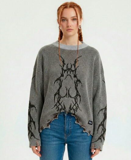 Sweater Isabel La Católica Crew Distressed Victorian