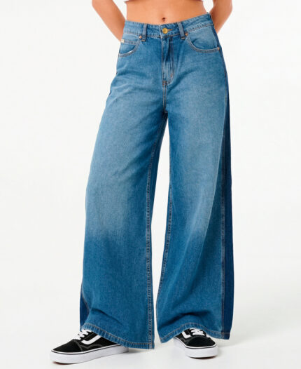 Jean Rip Curl Wide Leg Low Blue