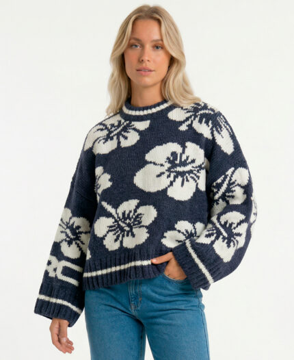 Sweater Rip Curl Crew RLX Hibiscus