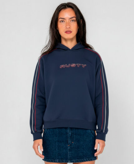 Buzo Rusty Hood Red Raw