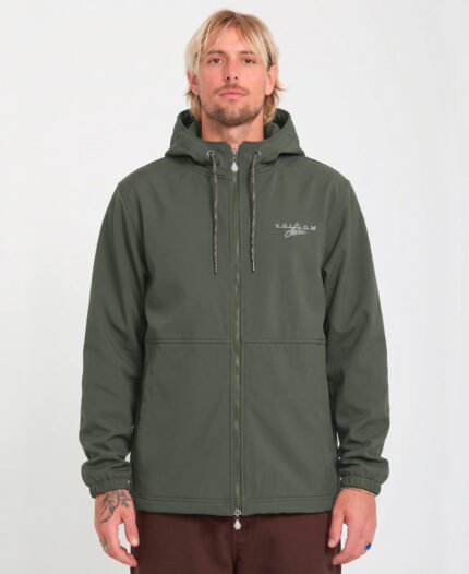 Buzo Volcom Hood Zip Softshell