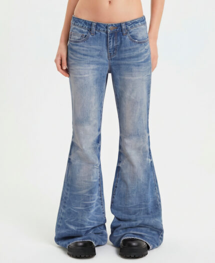 Jean Isabel La Católica Low Distressed Flared