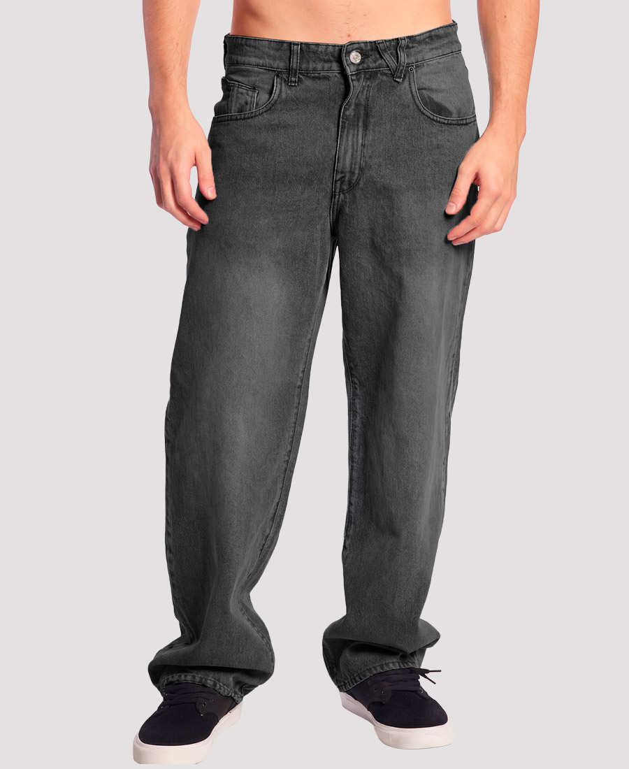 Jean Volcom Baggy Black Carbon Dad